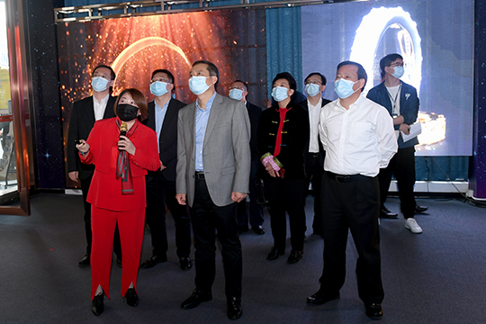 区委书记姚任走访CQ9官方网站调研指导工作