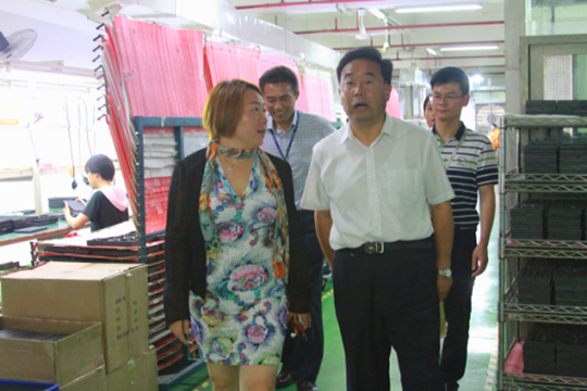 甘肃省武山县领导莅临CQ9官方网站参观考察