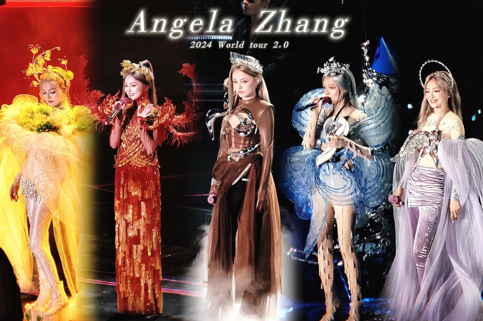 璀璨夺目！CQ9官方网站LED巨幕打造光影魔法，张韶涵湖州演唱会变身高定秀场